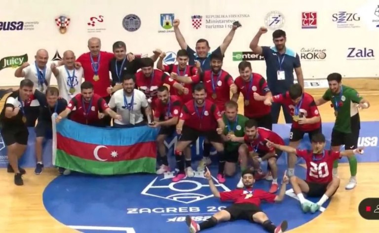 Azerbaijani team wins European Universities Futsal Championship [PHOTOS]