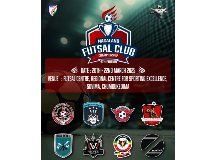 4th Nagaland Futsal Club Championship 2025 to kick off on 20 March; 7 teams to compete