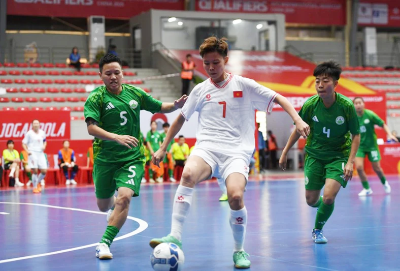 Vietnam women’s futsal team beat Macau (China) 21