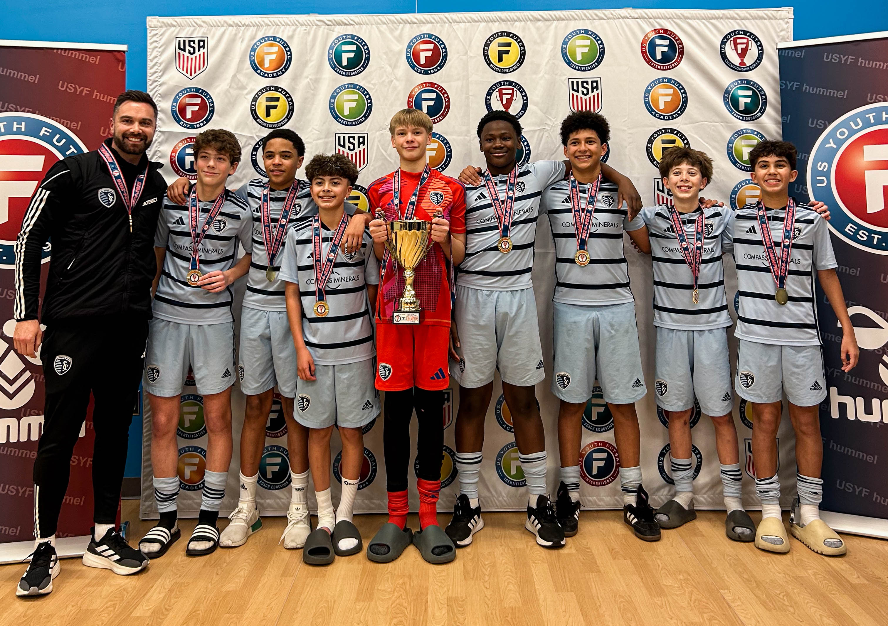 Sporting KC claim fifth consecutive U-13 Futsal Regional Championship